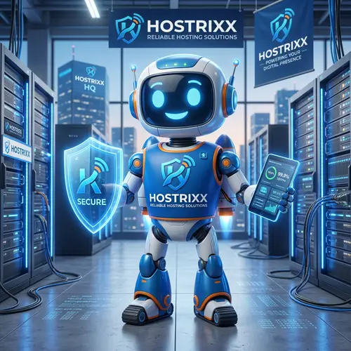Hostrixx Corporate Mascot Design