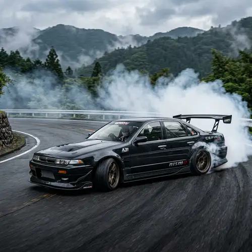 Nissan Cefiro A31 with Ginryu Kit | Car Smoke Show