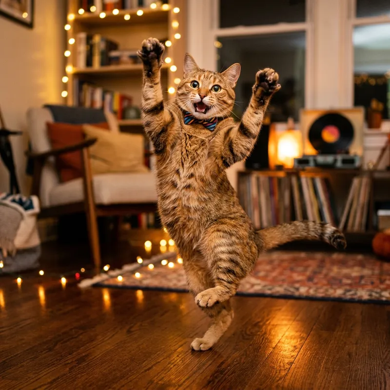Dancing Cat: The Ultimate Feline Performance