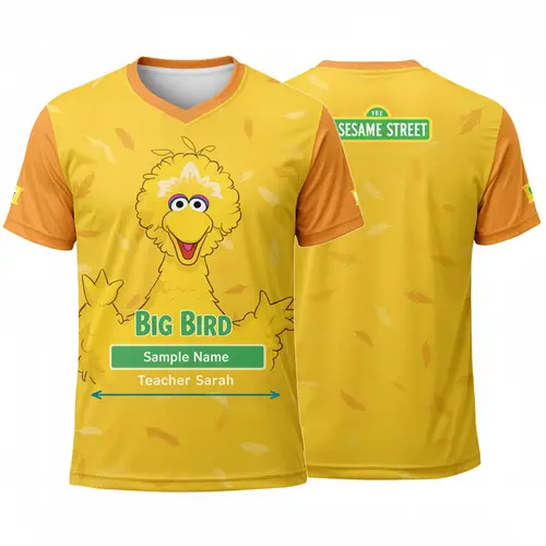 Big Bird Sports Shirt Customization