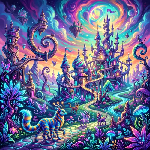 Fantastical Land of Illusion and Wonder