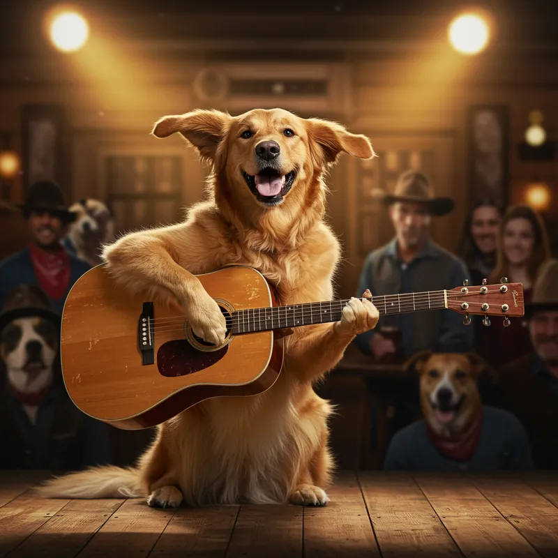 Dog Playing Guitar: The Ballad of Antonio Banderas
