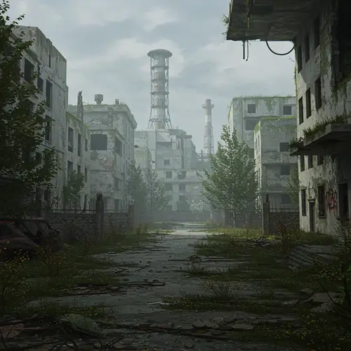 Ancient City Inspired by Chernobyl