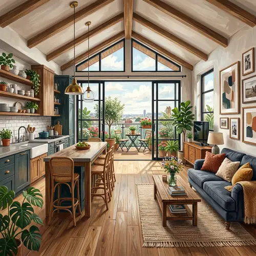 Stunning Indoor Scene Digital Painting