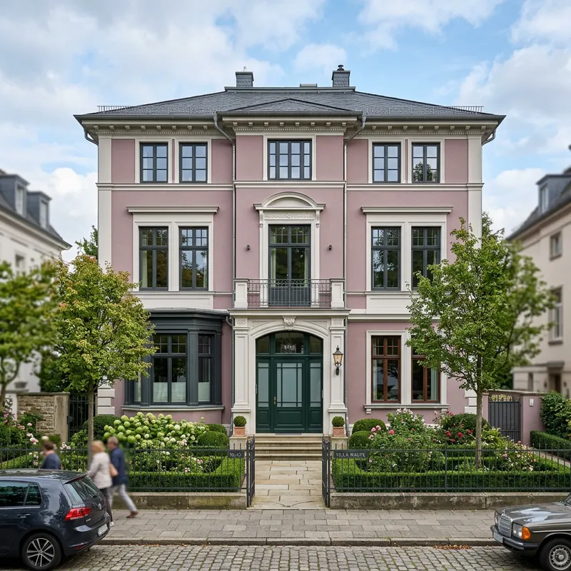 Classic City Villa with Anthracite Windows Classic City Villa with Anthracite Windows