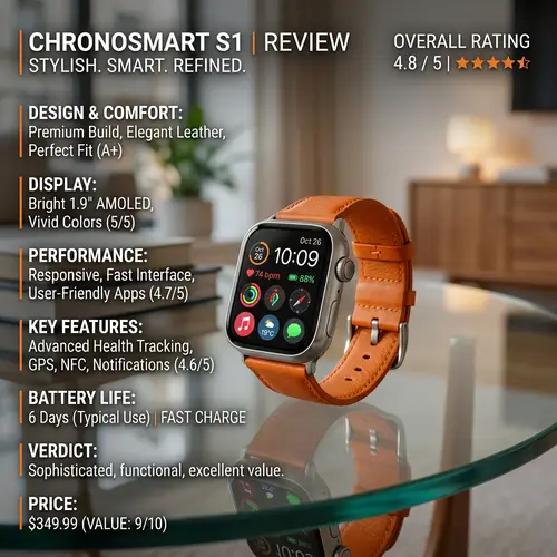 Sophisticated Smartwatch Review | Modern Design