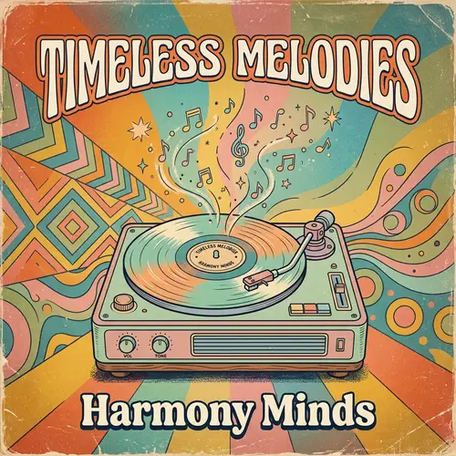 Vintage Album Cover Design - Timeless Melodies
