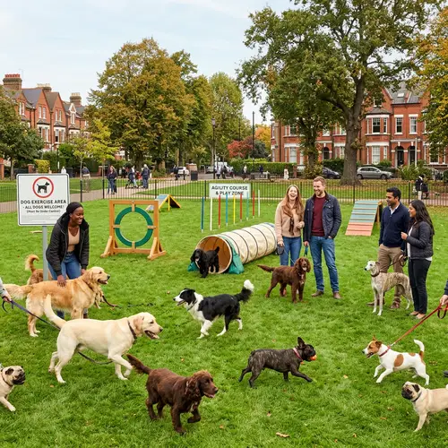 Dog-Friendly Exercise Areas in East London, UK