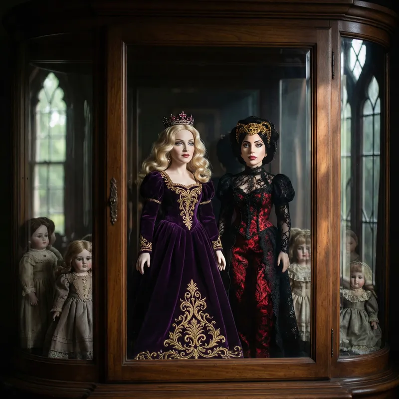 Gothic Porcelain Dolls: Madonna & Lady Gaga Collection