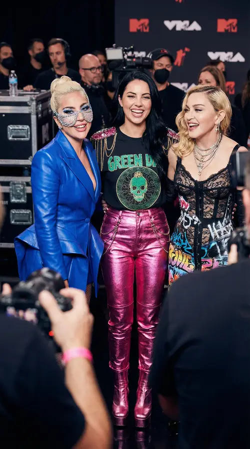 High-Fashion Portrait of Lady Gaga & Madonna