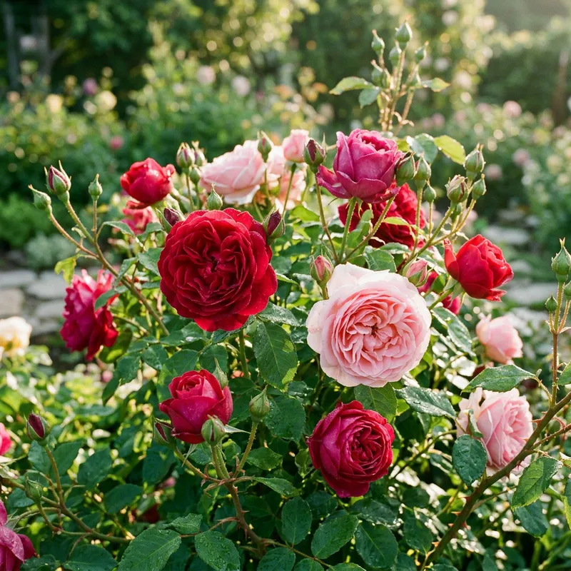 Beautiful Roses Displaying Various Shades