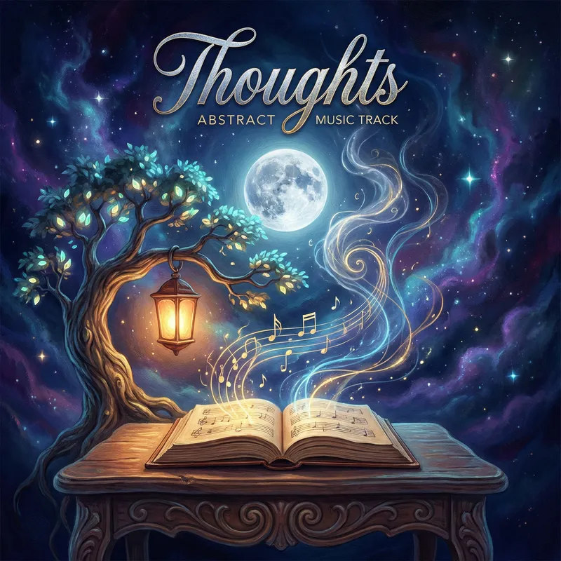 Thoughts Music Track Cover Design Thoughts Music Track Cover Design