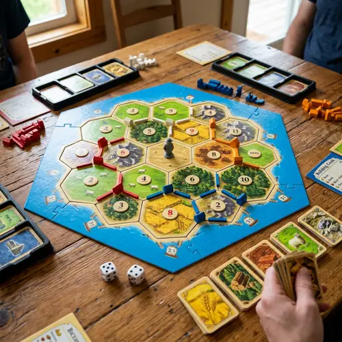 Catan Board Game: Strategy, Tiles, and Resource Cards