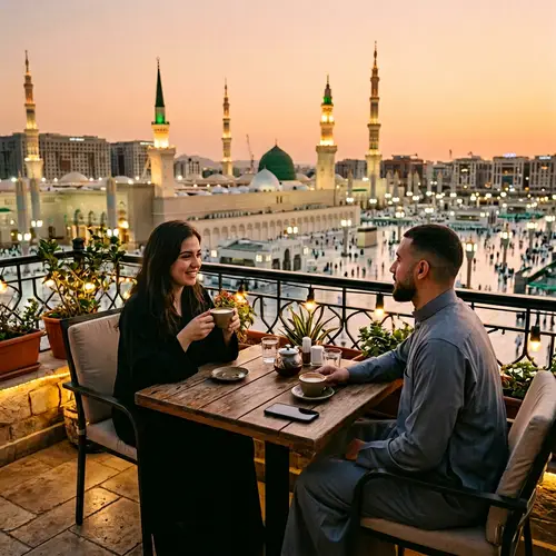 Laiba and Asad: Serene Conversation in Madinah Makkah