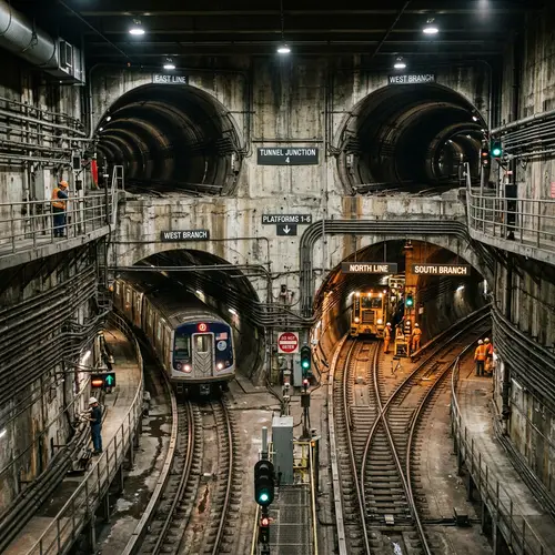 Exploring Underground Tunnel Junctions