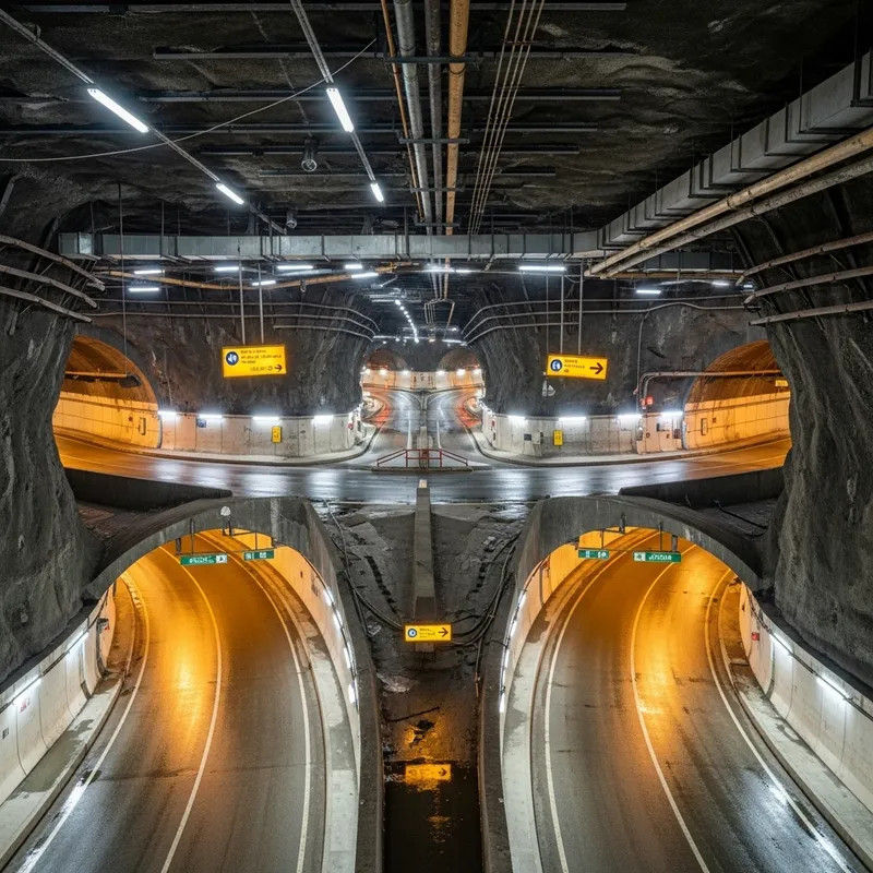 Exploring Underground Tunnel Junctions