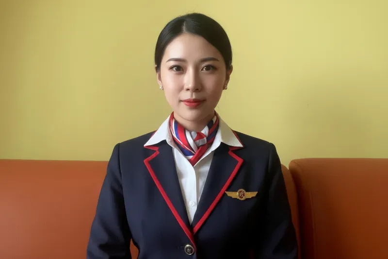 Air China Female Stewardess Uniform