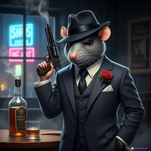 Mafia Rat: The Underworld's Sneaky Character