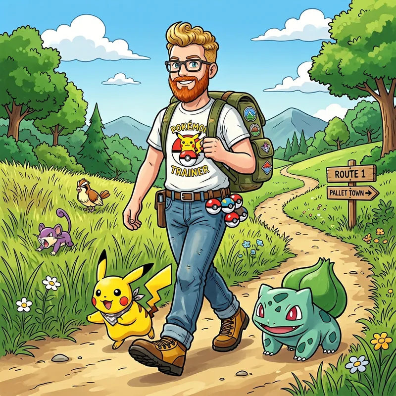 Classic Pokemon Trainer: 40-Year-Old Style