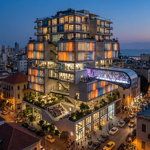 Fashion Hub & Architecture Renovation in Beirut | 10-Story Project