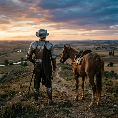 Don Quijote Gazing at the Horizon