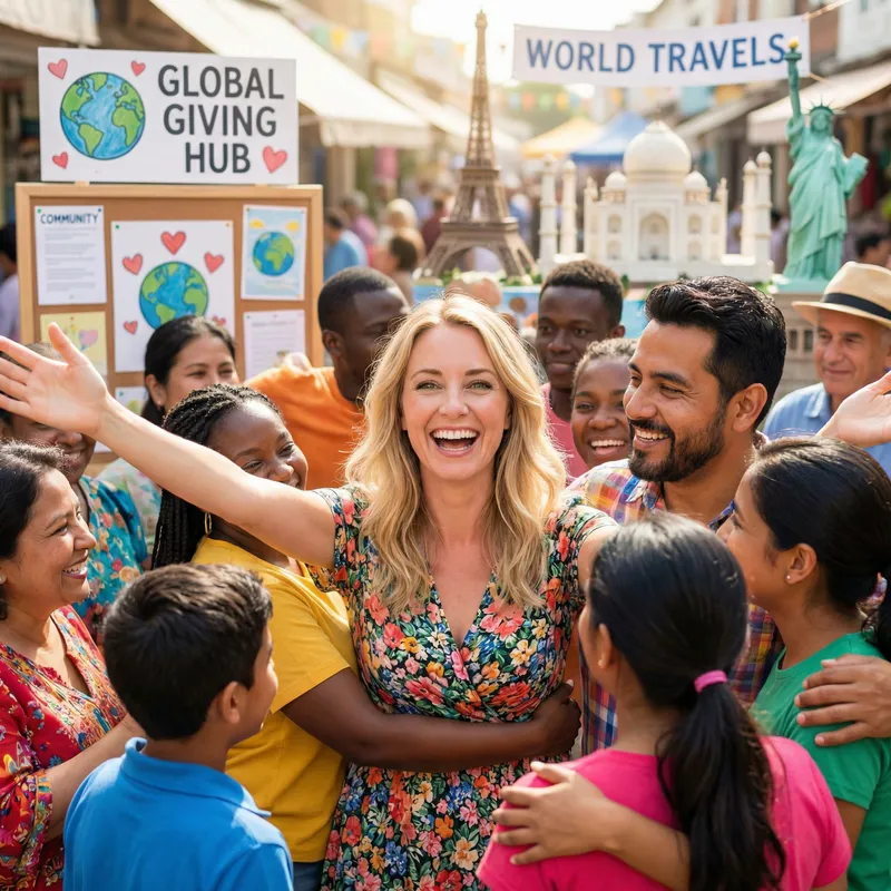 Blonde Girl Embracing Life, Love, Work, People, and Travel Adventures