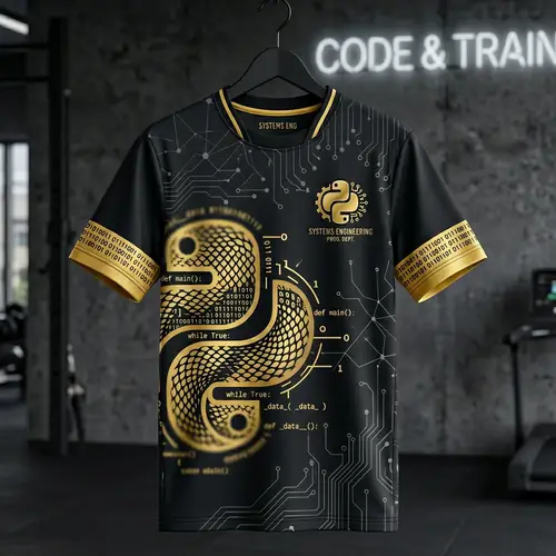 Python-Inspired Sports Shirt Design