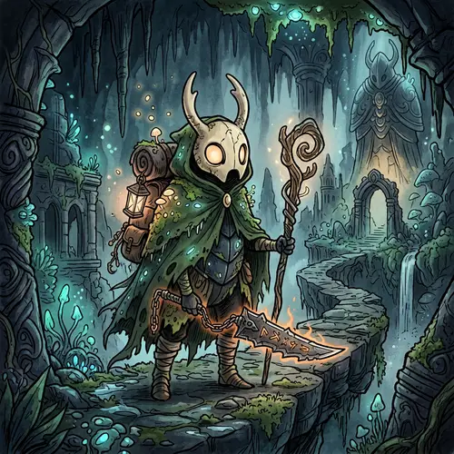 Enchanting Hollow Knight-Inspired Moth Character