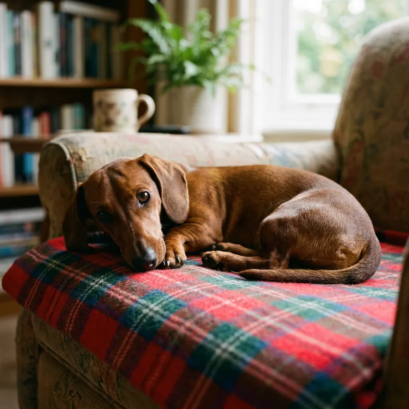 Cute Dachshund Dog with Beautiful Coat