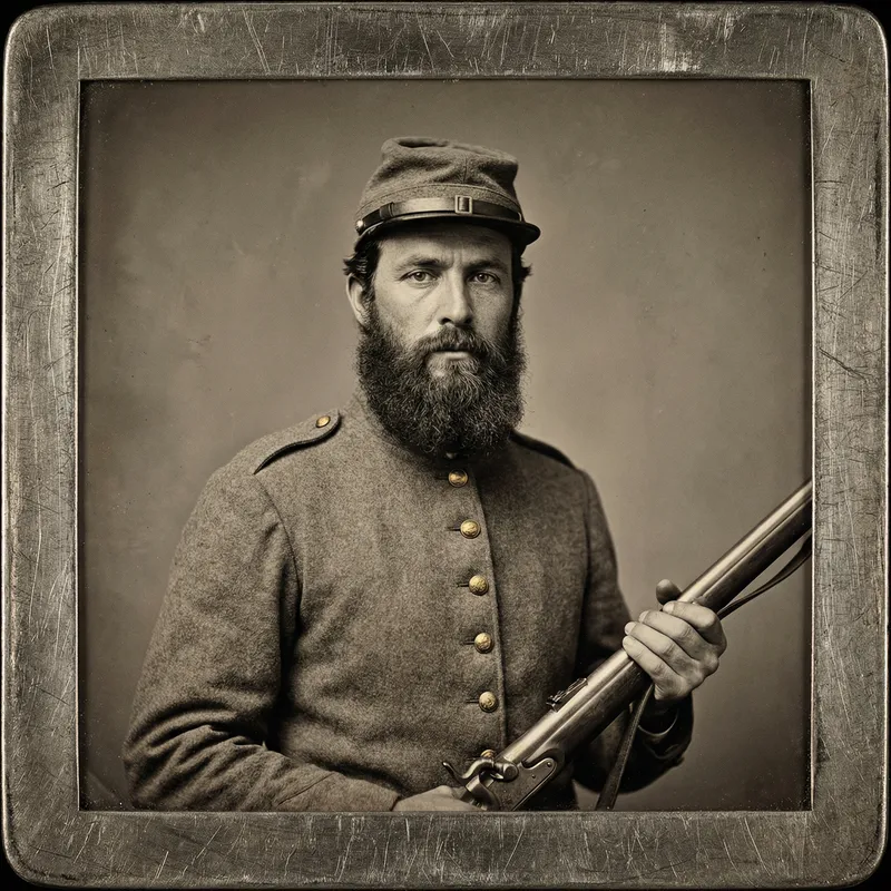 1850s Soldier Portrait Photography