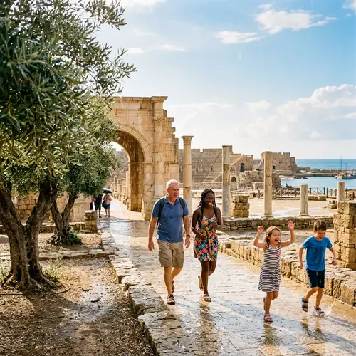Summer Rain in Caesarea: A Beautiful Surprise