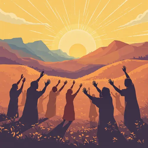 Inspiring Pesach Greeting Card for Liberation