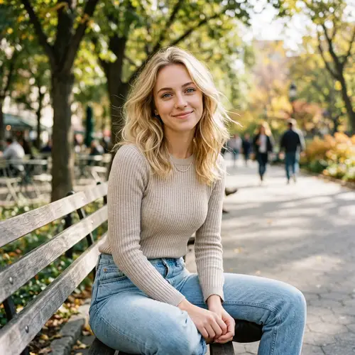 Stunning Skinny Blonde with Blue Eyes