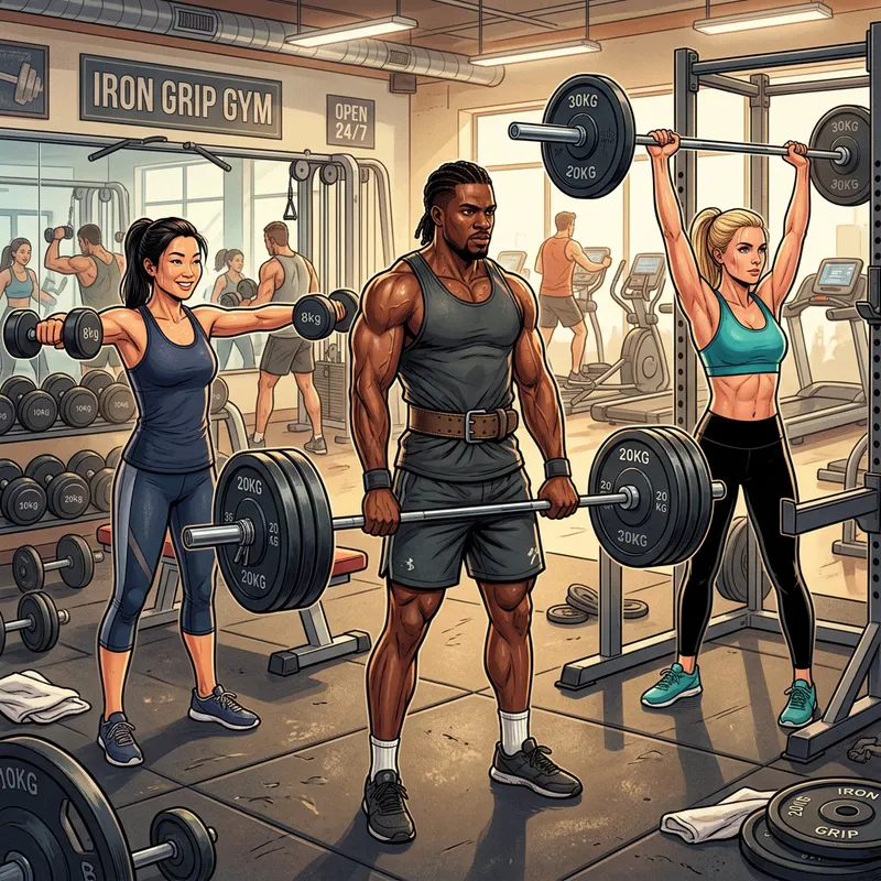 Effective Shoulder Workout Exercises | Gym Illustration Effective Shoulder Workout Exercises | Gym Illustration