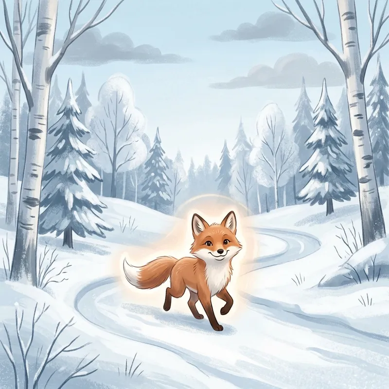 Kind and Friendly Fox Illustration - Email Newsletter Image