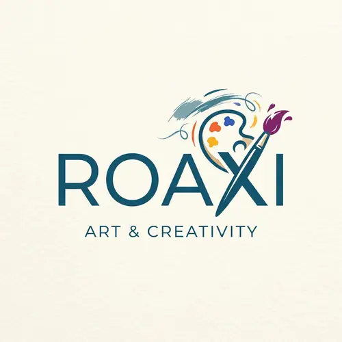 Roaxi - Creative Art Logo Design | Customized Artistic Brand Emblem