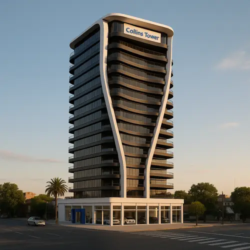 Collins Towers: Stunning Architecture & Car Dealership