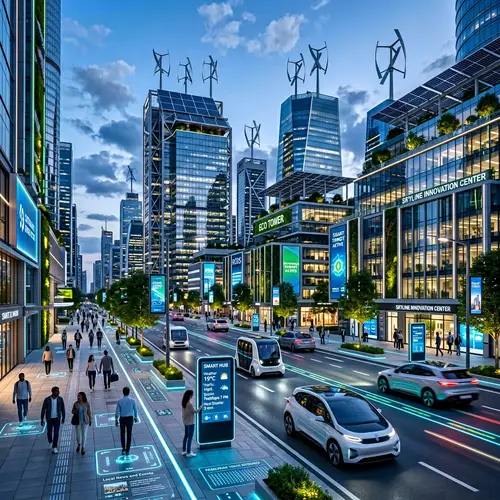 Futuristic Urban Planning: Technology-driven Cityscape