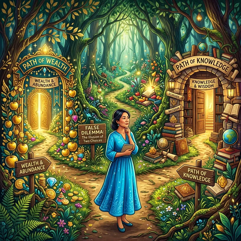 Understanding False Dilemma: Choices Beyond Limits