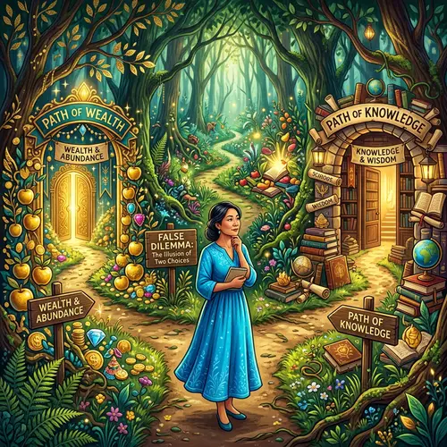 Understanding False Dilemma: Choices Beyond Limits