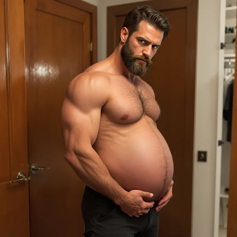 Strong Man in Triplet Pregnancy Labor