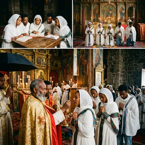 Ethiopian Orthodox Friends Exploring Their Faith Together