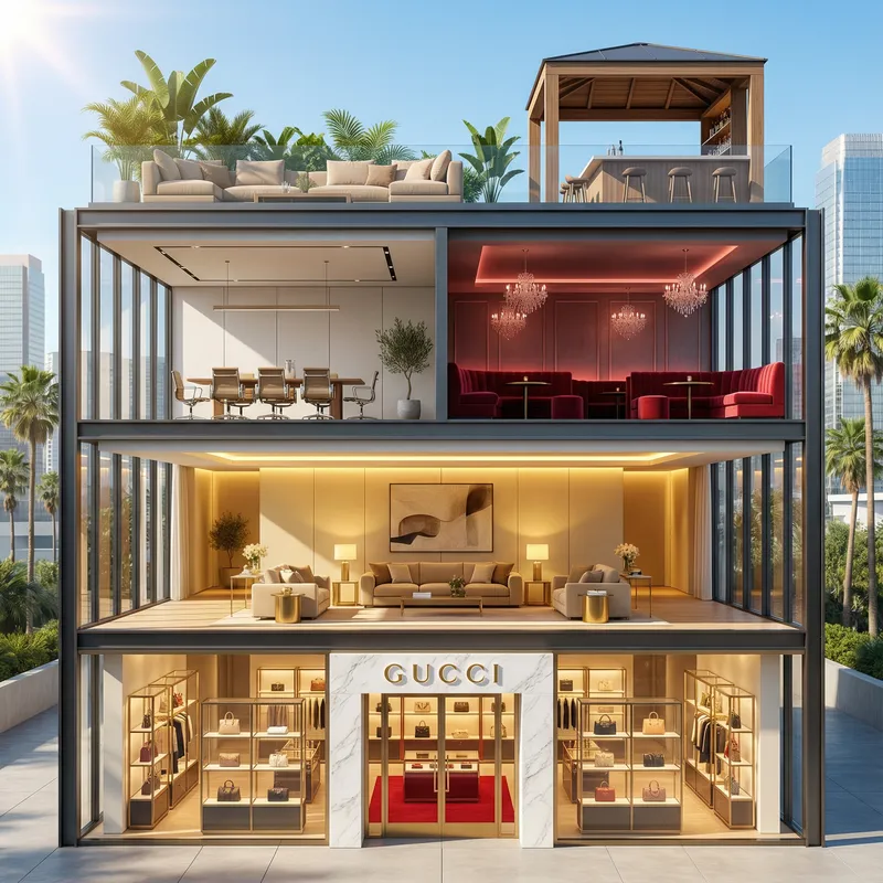 Futuristic Luxury Building in Los Angeles Futuristic Luxury Building in Los Angeles