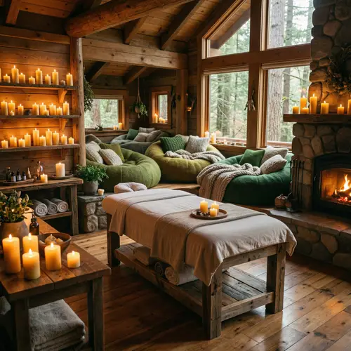 Cozy Wooden Cabin for Relaxing Massages in Nature