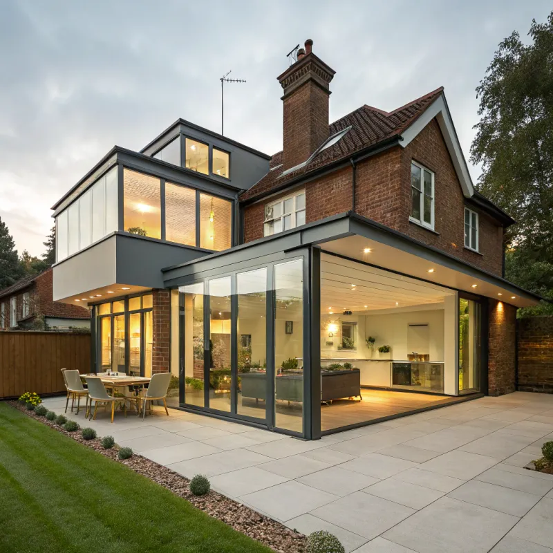 Stylish Glass Extension for Your Home