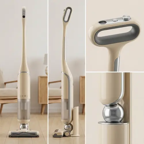 Elegant SMEG Vertical Vacuum Cleaner Concept