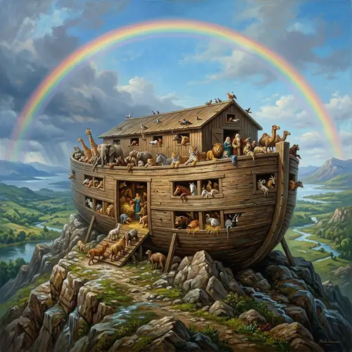 Noah's Ark: A Tranquil Biblical Interpretation