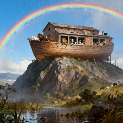 Noah's Ark: A Tranquil Biblical Interpretation