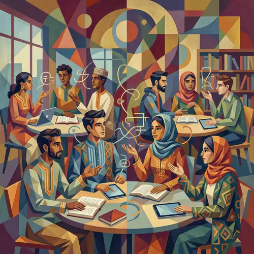 Diverse University Students Gathering | Artistic Student Assembly