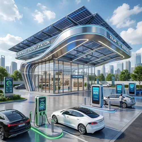 Futuristic Gas Station Design | Modern Architecture